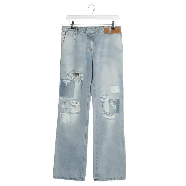 Jeans boyfriend, in Azzurro, Cotone, Angeli delle palme