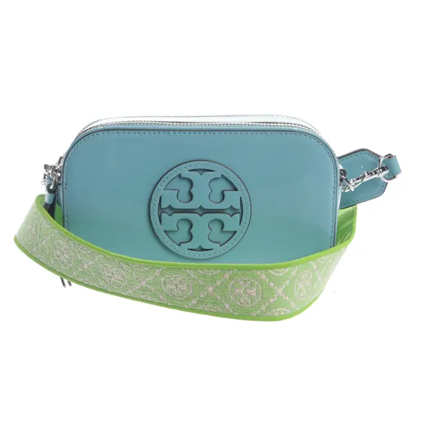 Cross Body Bag, in Blue, Leather, Tory Burch
