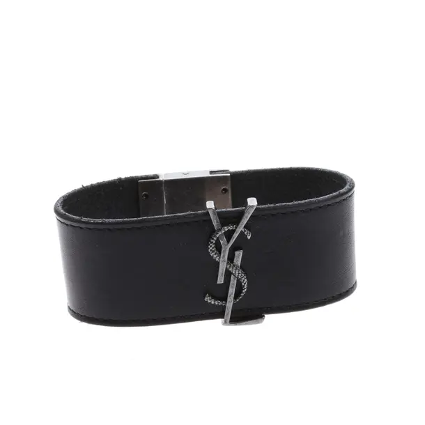 Bracelet, in Black, Leather, Saint Laurent