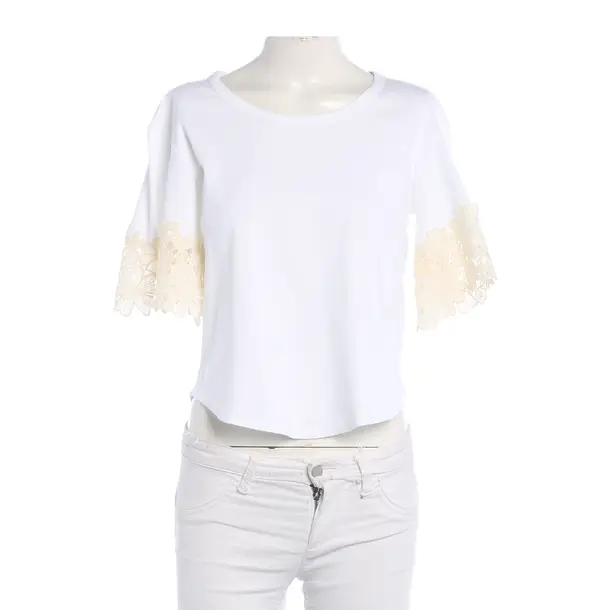 Shirt, in White, Cotton, See by Chloé