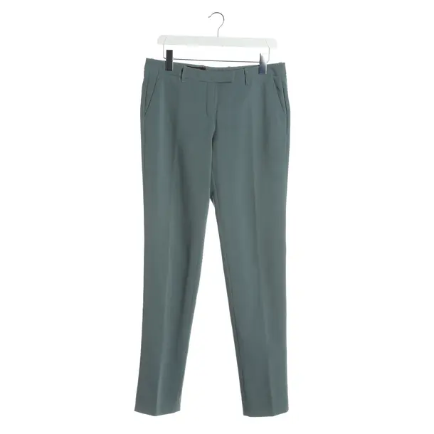 Pants, in Turquoise, Cotton, Loro Piana