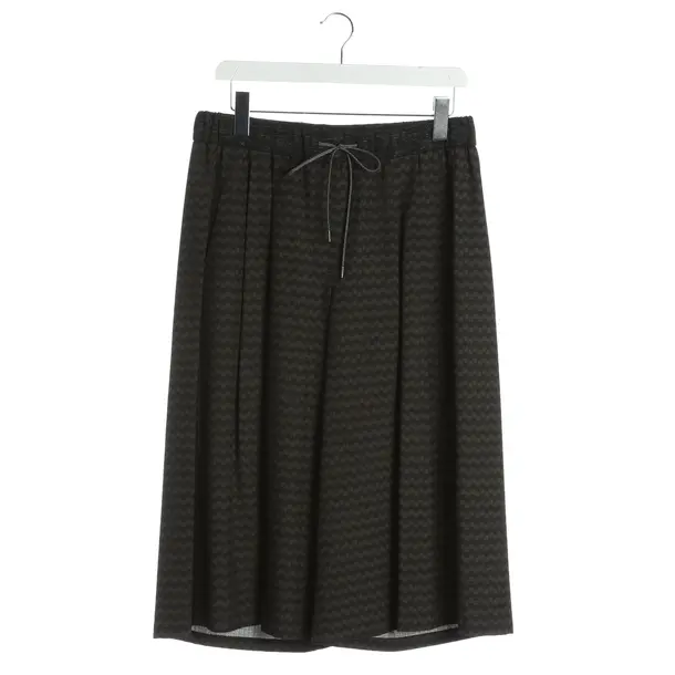 Bermuda Shorts, in Black, Silk, Odeeh