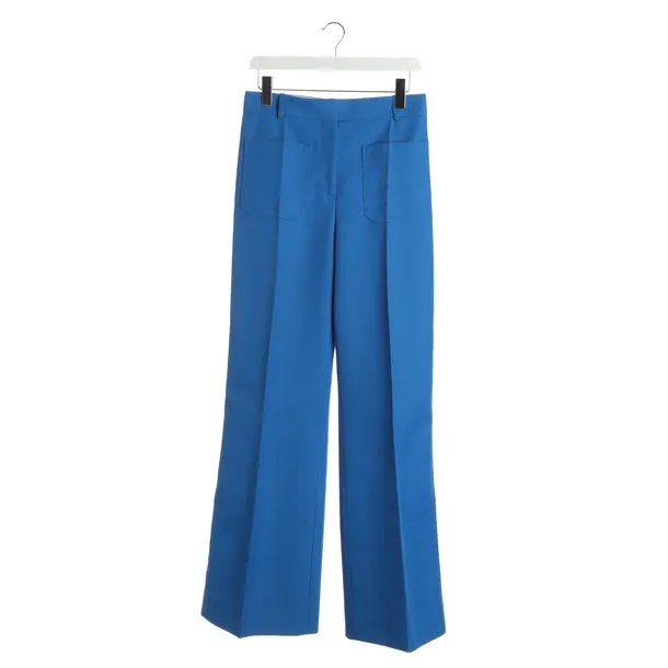 Pants, in Blue, Polyester, Victoria Beckham
