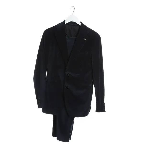 Anzug, in Blau, Baumwolle, Tagliatore