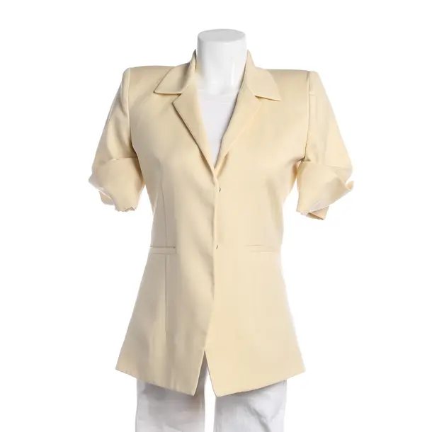 Blazer, in Beige, Wolle, Off-White