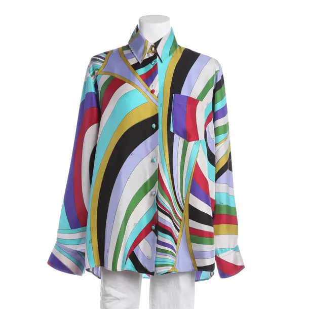 Blouse, in Multicolored, Silk, Emilio Pucci