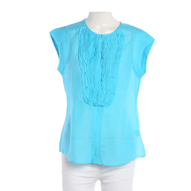 Blouse, in Blue, Cotton, Windsor
