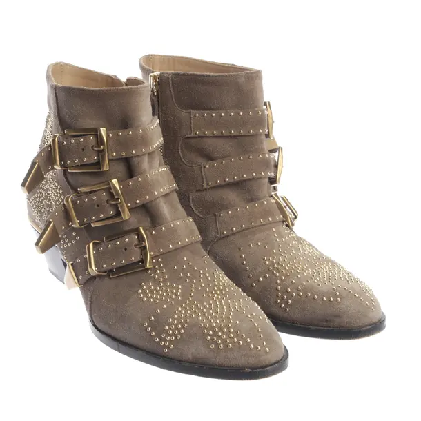 Ankle Boots, in Gray, Chloé