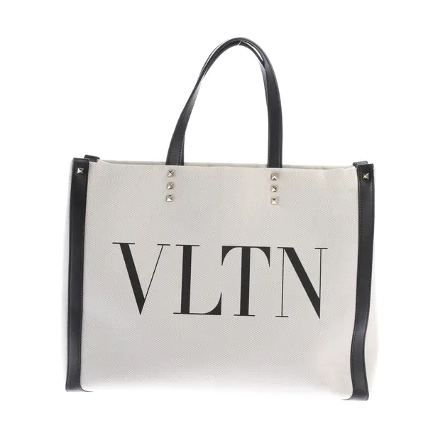 Shopper, in Cream, Baumwolle, Valentino