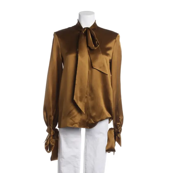 Blouse, in Brown, Silk, Saint Laurent