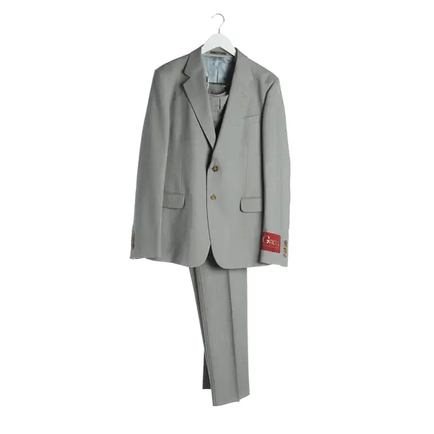 Anzug, in Hellgrau, Wolle, Gucci