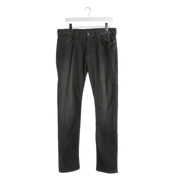 Skinny Jeans, in Dark Gray, Cotton, Emporio Armani