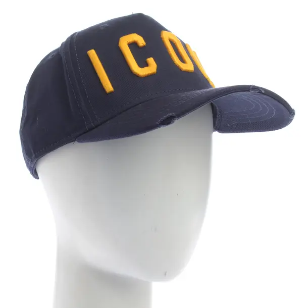 Cap, in Navy, Baumwolle, Dsquared