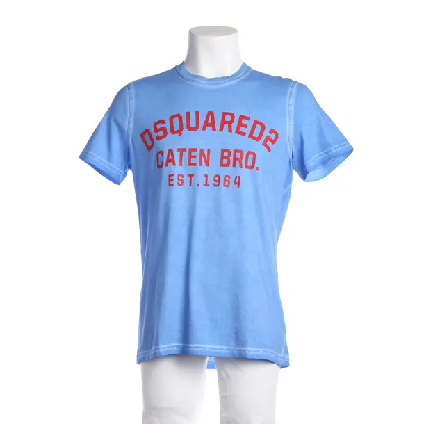 T-Shirt, in Light Blue, Cotton, Dsquared