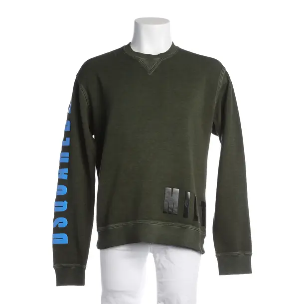Sweatshirt, in Dark Green, Cotton, Dsquared