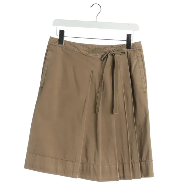 Skirt, in Brown, Cotton, Prada