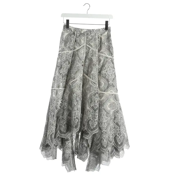 Skirt, in Gray, Polyamide, Zimmermann