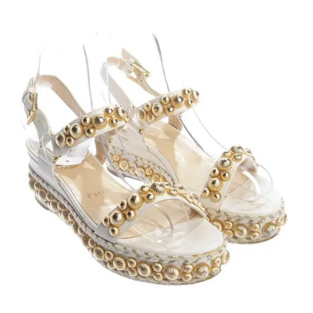 Sandali, in Beige, Christian Louboutin