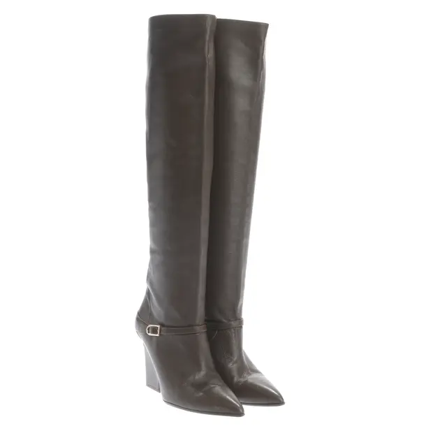 Stiefel, in Dunkelbraun, Aquazzura