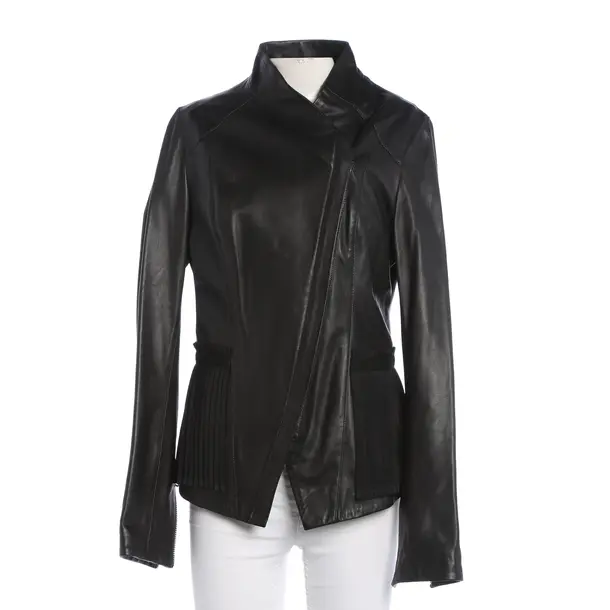 Lederjacke, in Schwarz, Leder, Sly 010