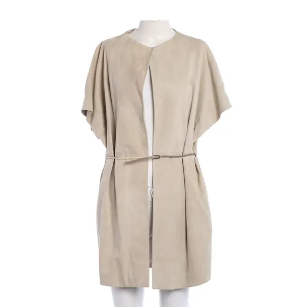 Cappotto in pelle, in Beige, Pelle, Fabiana Filippi