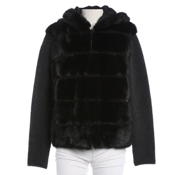 Übergangsjacke, in Schwarz, Kaschmir, Fabiana Filippi