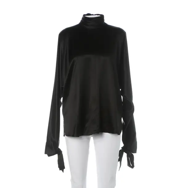 Blouse, in Black, Silk, Saint Laurent