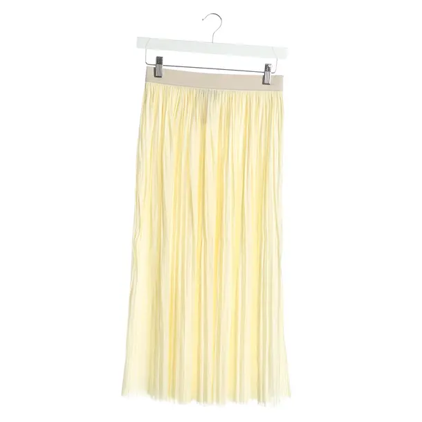 Skirt, in Pastel Yellow, Polyester, Roberto Collina