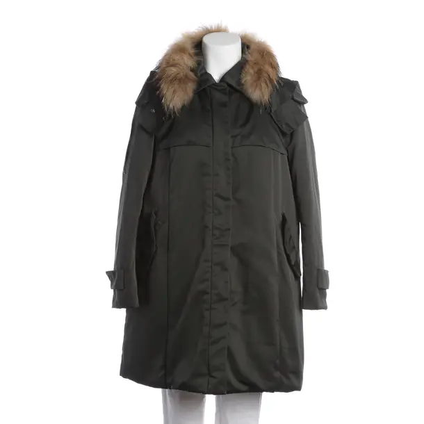 Winterjacke, in Dunkelgrün, Polyester, Max Mara