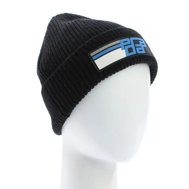 Beanie, in Black, Wool, Prada