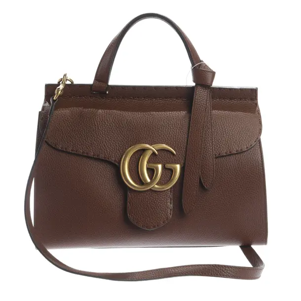Handtasche, in Braun, Leder, Gucci