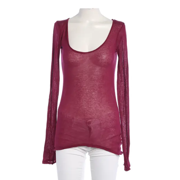 Longsleeve, in Bordeaux, Baumwolle, American Vintage