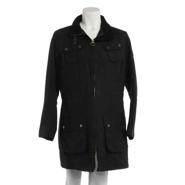 Übergangsjacke, in Schwarz, Baumwolle, Barbour