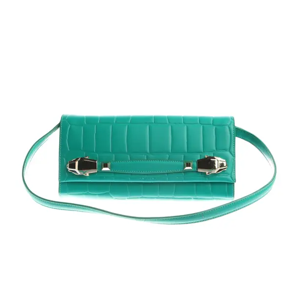 Handtasche, in Grün, Leder, cavalli CLASS