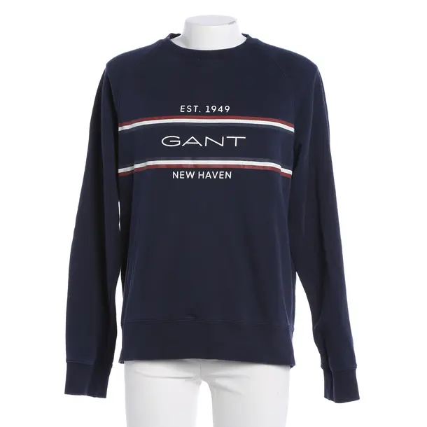 Sweatshirt, in Blau, Baumwolle, Gant