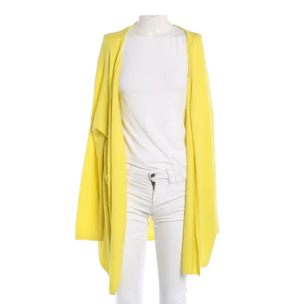 Strickjacke, in Gelb, Wolle, Herzensangelegenheit