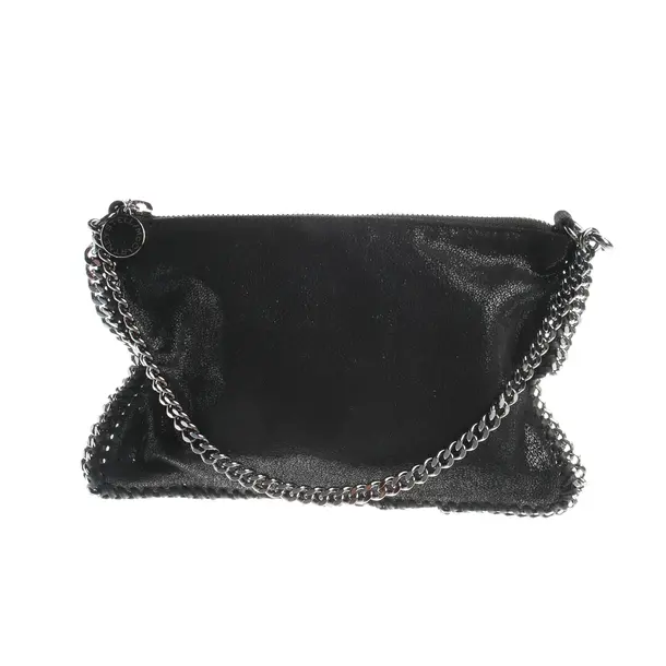 Schultertasche, in Schwarz, Polyurethan, Stella McCartney