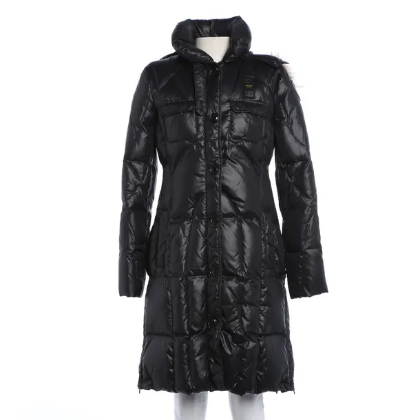 Wintermantel, in Schwarz, Polyamid, Blauer USA