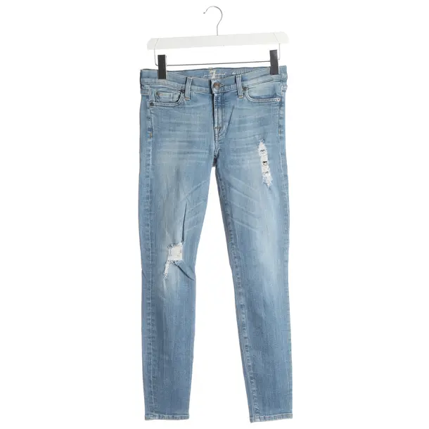 Jeans slim fit, in Azzurro, Cotone, 7 per tutta l'umanità