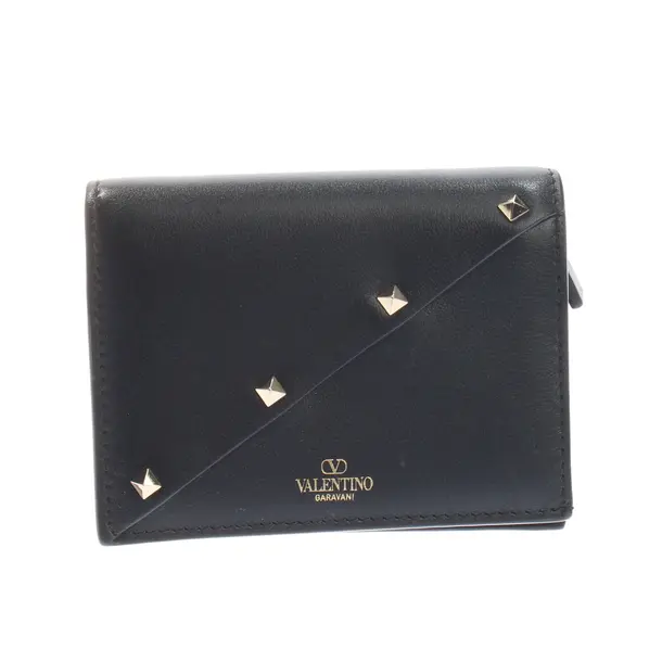 Wallet, in Black, Leather, Valentino