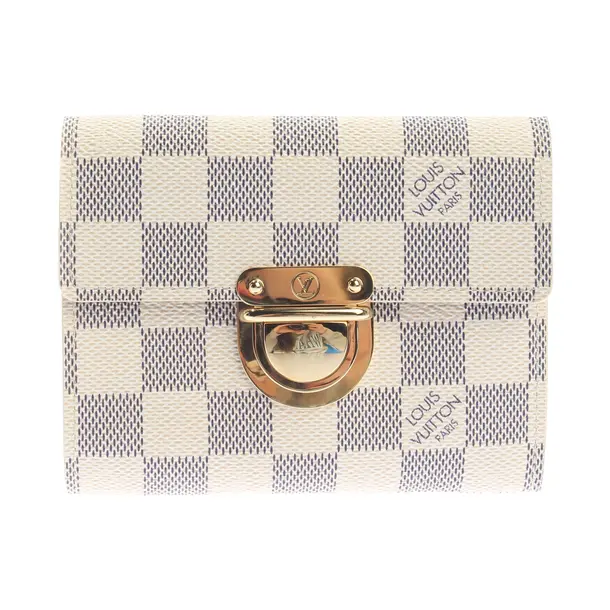 Geldbörse, in Beige, Pythonleder, Louis Vuitton