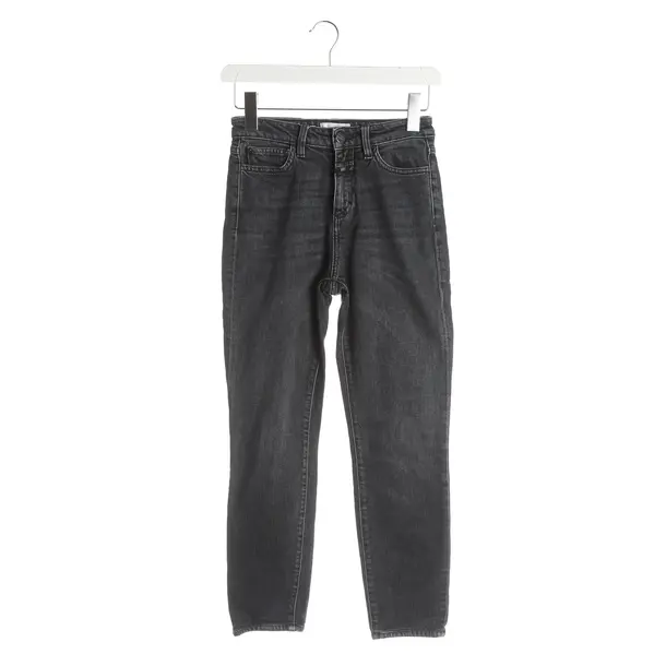 Jeans slim fit, in Nero, Cotone, Chiuso