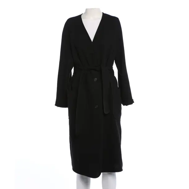 Mid-Season Coat, in Black, Acrylic, Escada