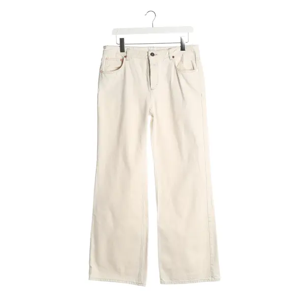 Straight Fit Jeans, in Beige, Cotton, Closed