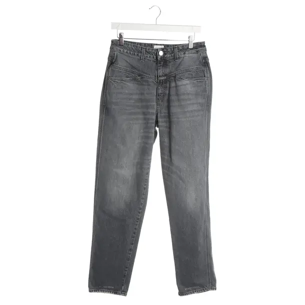 Straight Fit Jeans, in Gray, Cotton, Closed
