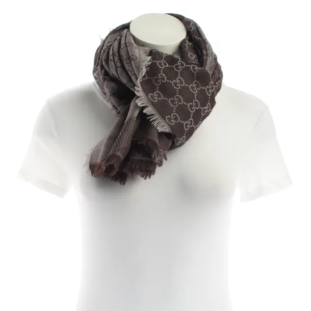 Tuch, in Braun, Baumwolle, Gucci