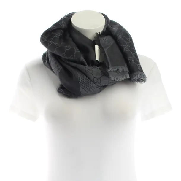 Tuch, in Dunkelgrau, Baumwolle, Gucci