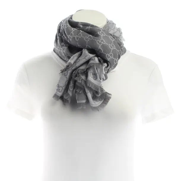 Tuch, in Grau, Baumwolle, Gucci