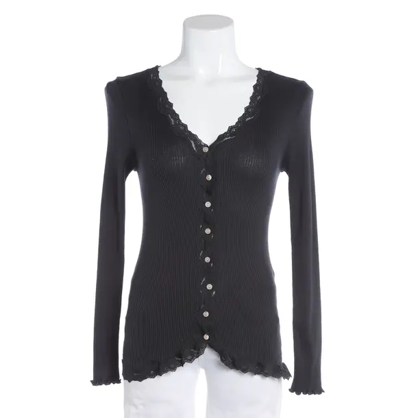 Longsleeve, in Dunkelgrau, Baumwolle, Rosemunde