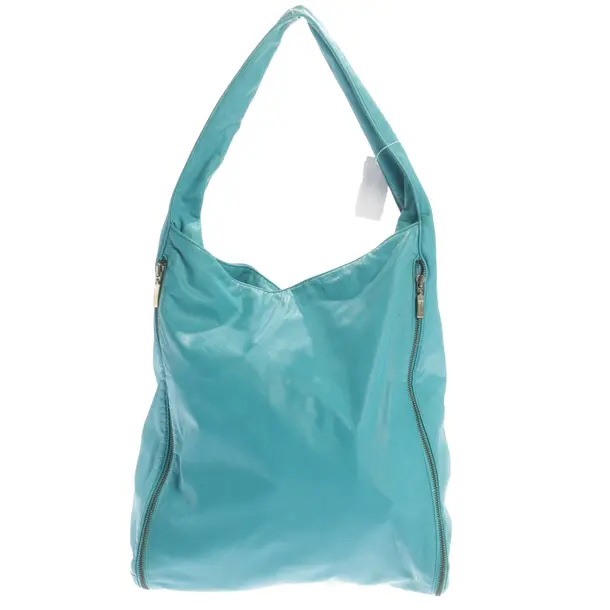 Handtasche, in Türkis, Leder, Steffen Schraut